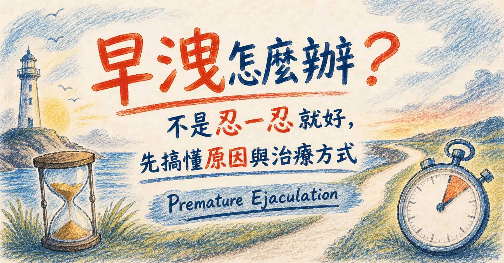早洩怎麼辦？不是忍一忍就好，先搞懂原因與治療方式