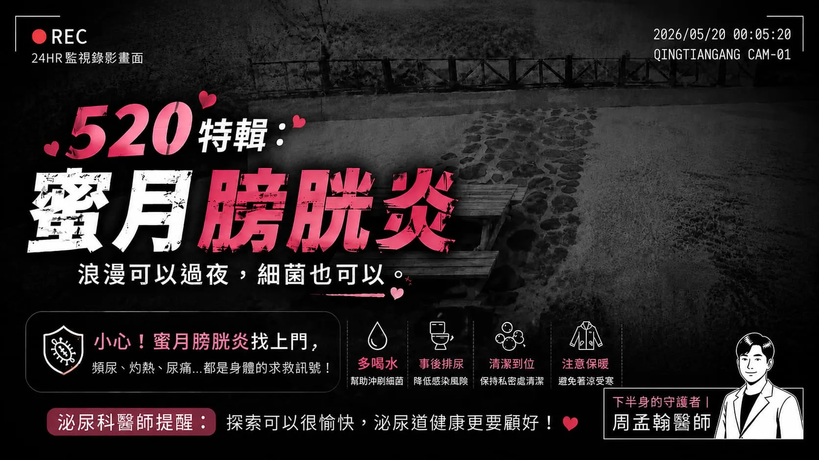 520 節日特輯｜蜜月膀胱炎：愛意很滿，膀胱不要跟著發炎