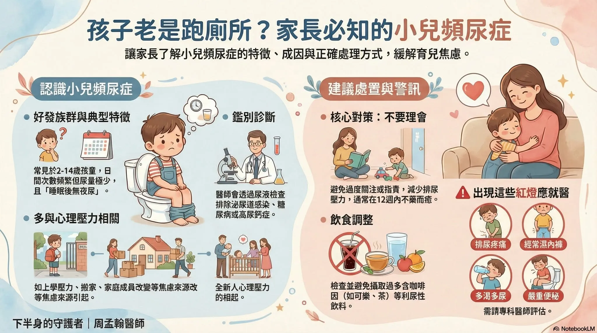 孩子一直跑廁所？談小兒頻尿症（Pollakiuria）